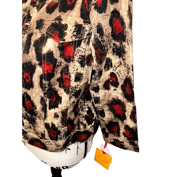 Ruby Rd petite tops / Gorgeous Top Red, Browns- Size Petite 8- NWT- $64 - Picture 4 of 15